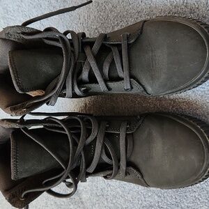 Timberland leather sneaker boots new...ish